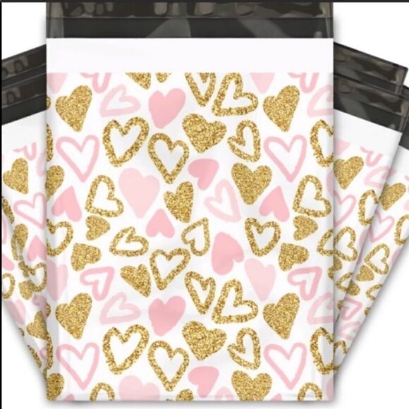 Poly Mailers MIX Pink Striped 6x9 10x13 35pcs 35st - Picture 9 of 14